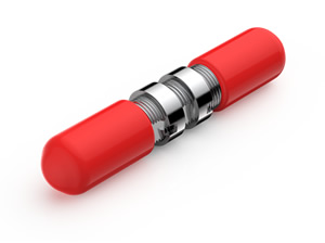 Adaptateur fibre optique DIN