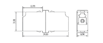 Adaptateur LC SMSX (Symétrique)