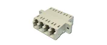 Adaptateur LC MM Quad, Asymétrique, avec bride