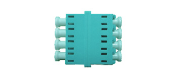 Adaptateur LC MM Quad, Asymétrique, avec bride 