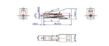 Atténuateur optique LC/APC (6.2mm)